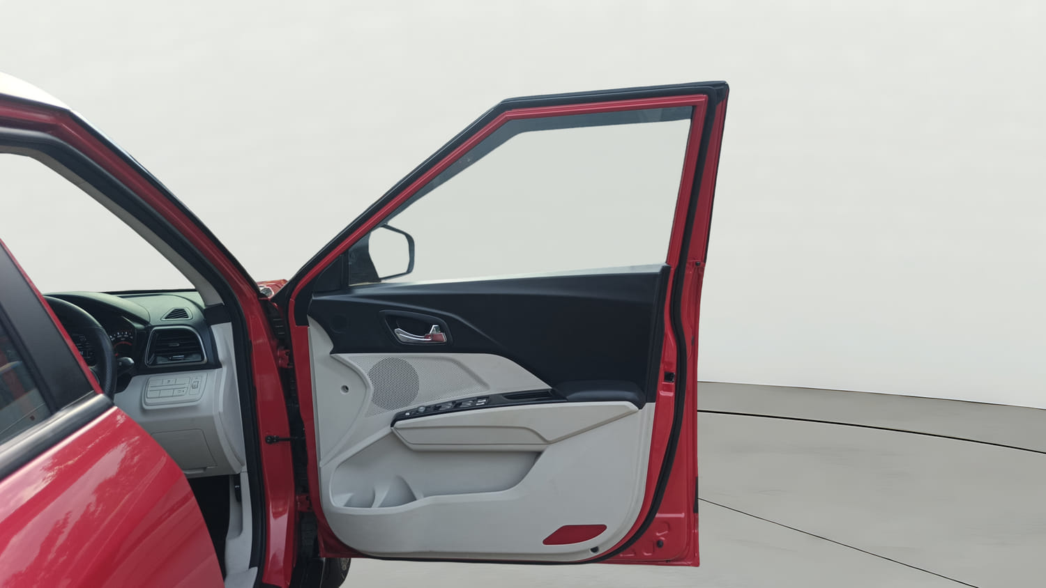 Used 2022 Mahindra XUV 300 W8 (O) 1.5 Diesel AMT Diesel Automatic interior RIGHT FRONT DOOR OPEN VIEW
