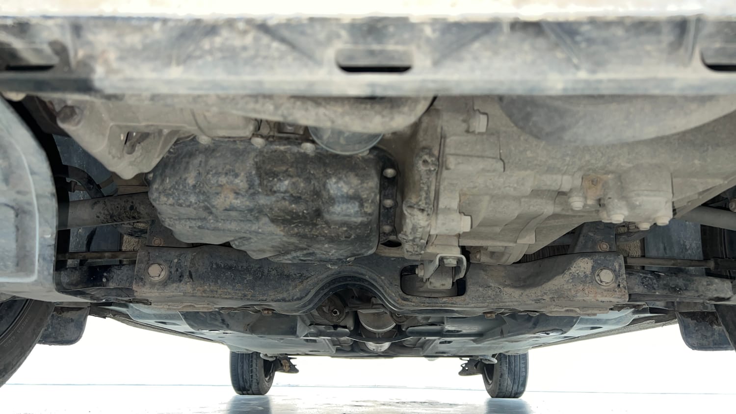 Used 2020 Skoda Rapid Active 1.0 TSI MT Petrol Manual extra FRONT LEFT UNDERBODY VIEW