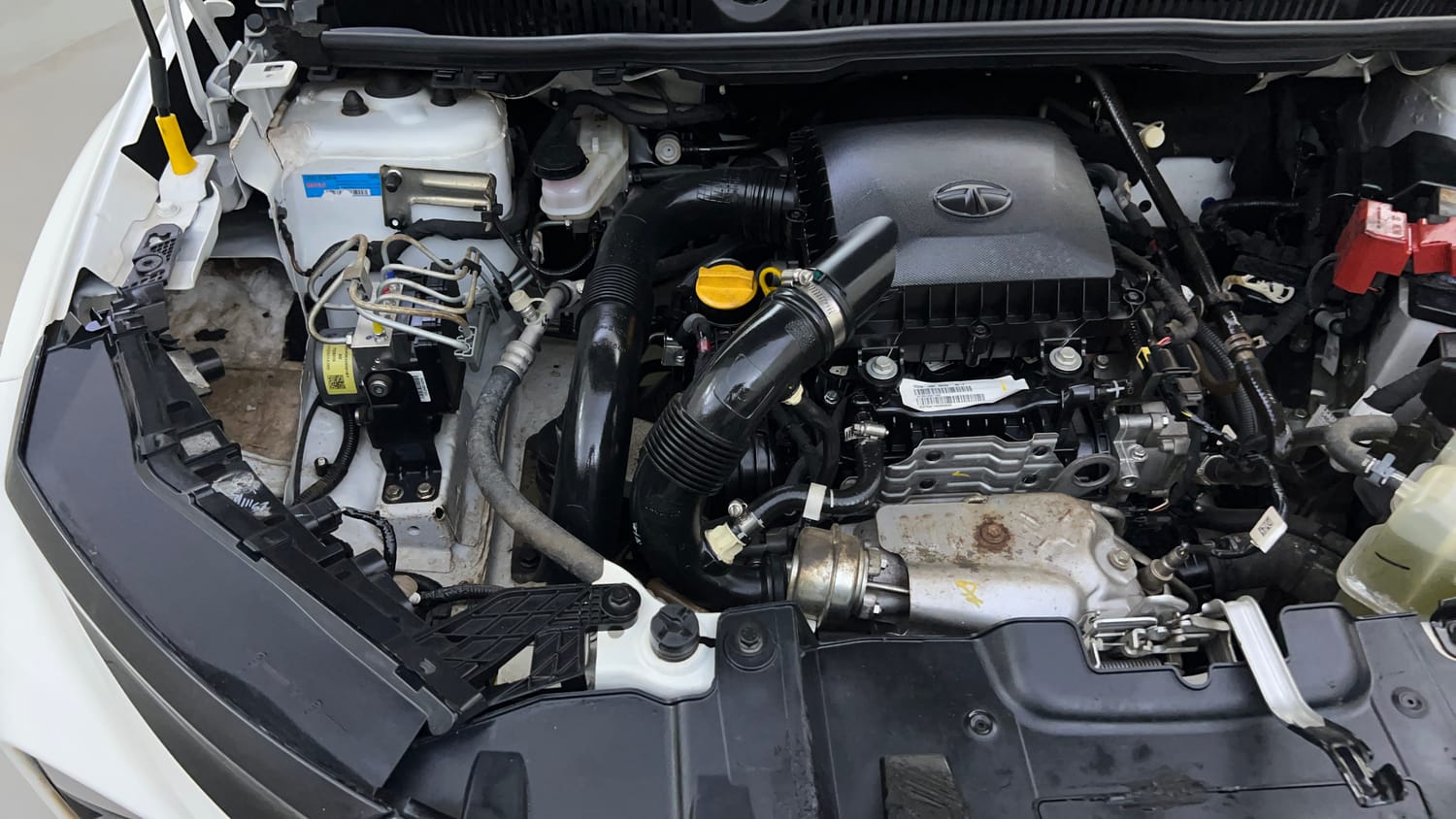 Used 2024 Tata Nexon Fearless 1.2 Revotron Petrol 6MT DT Petrol Manual engine ENGINE RIGHT SIDE VIEW