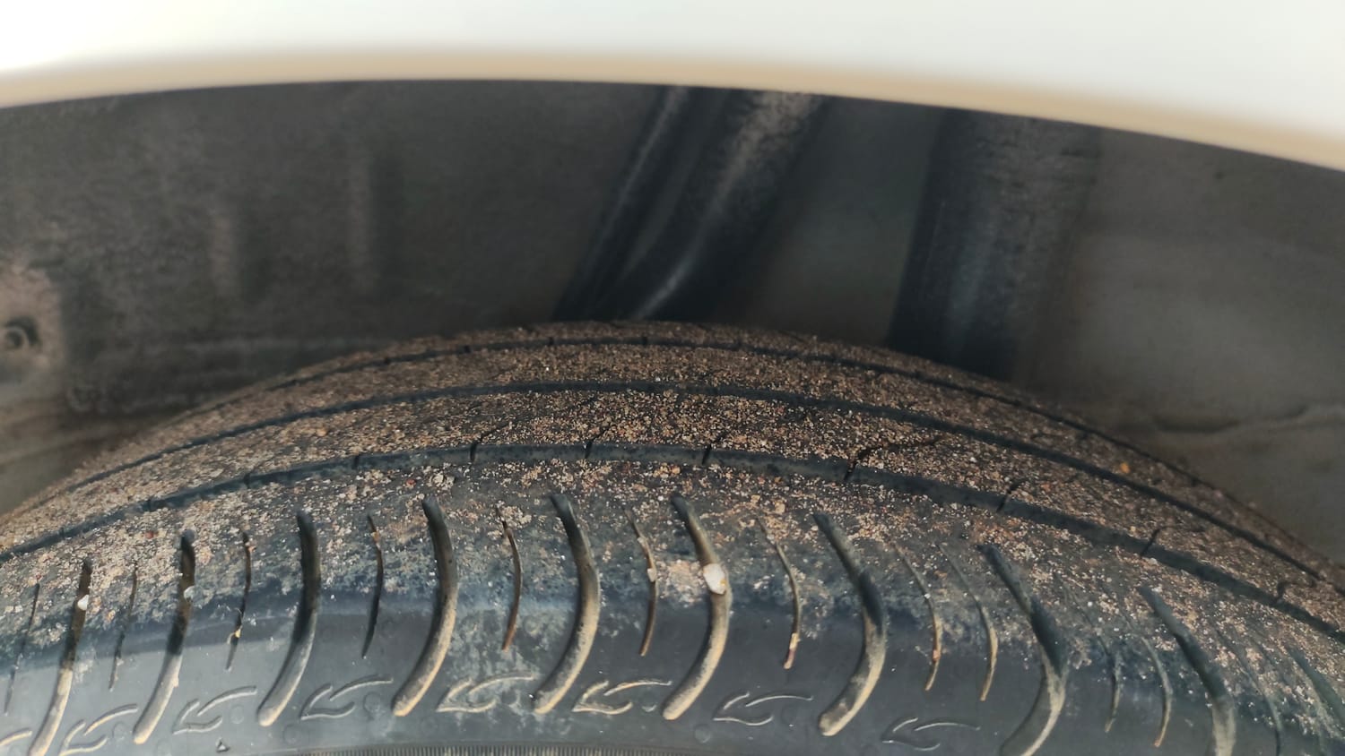 Used 2022 Honda Amaze VX CVT 1.2 Petrol Petrol Automatic tyres LEFT REAR TYRE TREAD VIEW