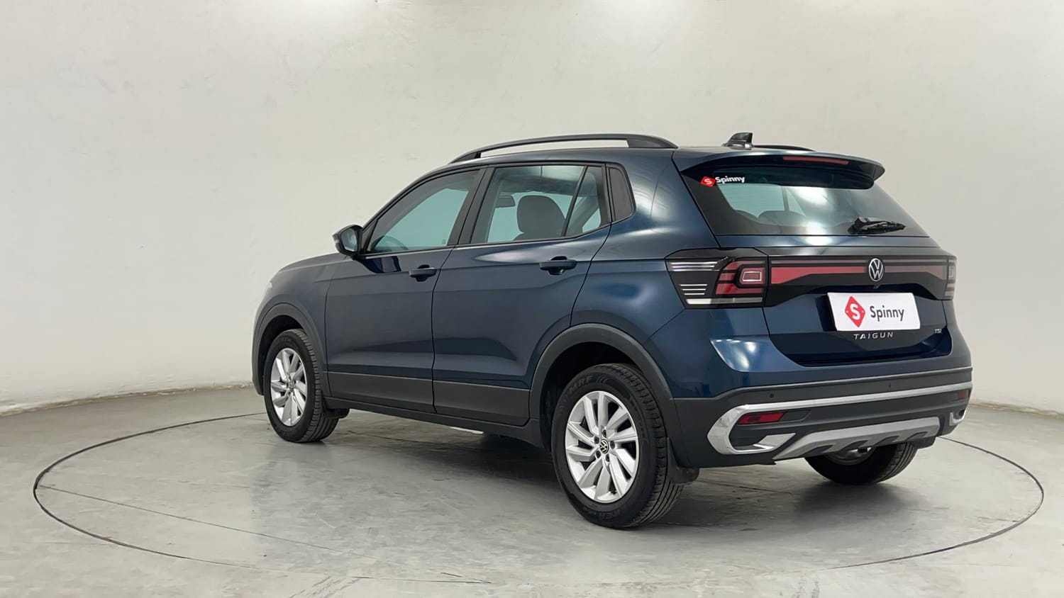 Used 2025 Volkswagen Taigun Highline 1.0 TSI MT Petrol Manual exterior LEFT REAR CORNER VIEW