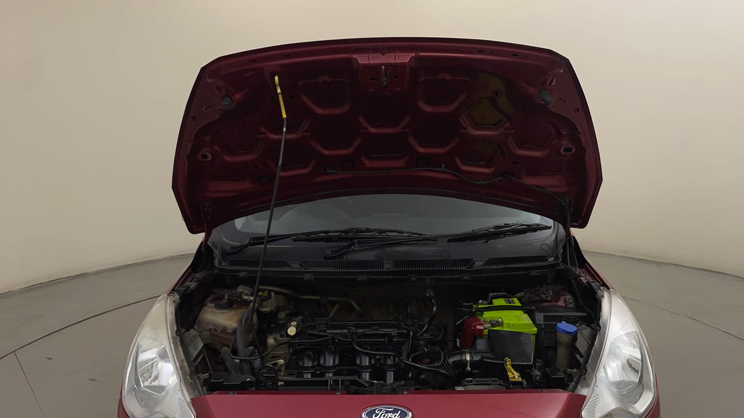 Used 2016 Ford Figo Trend 1.2 Ti-VCT Petrol Manual engine ENGINE & BONNET OPEN FRONT VIEW