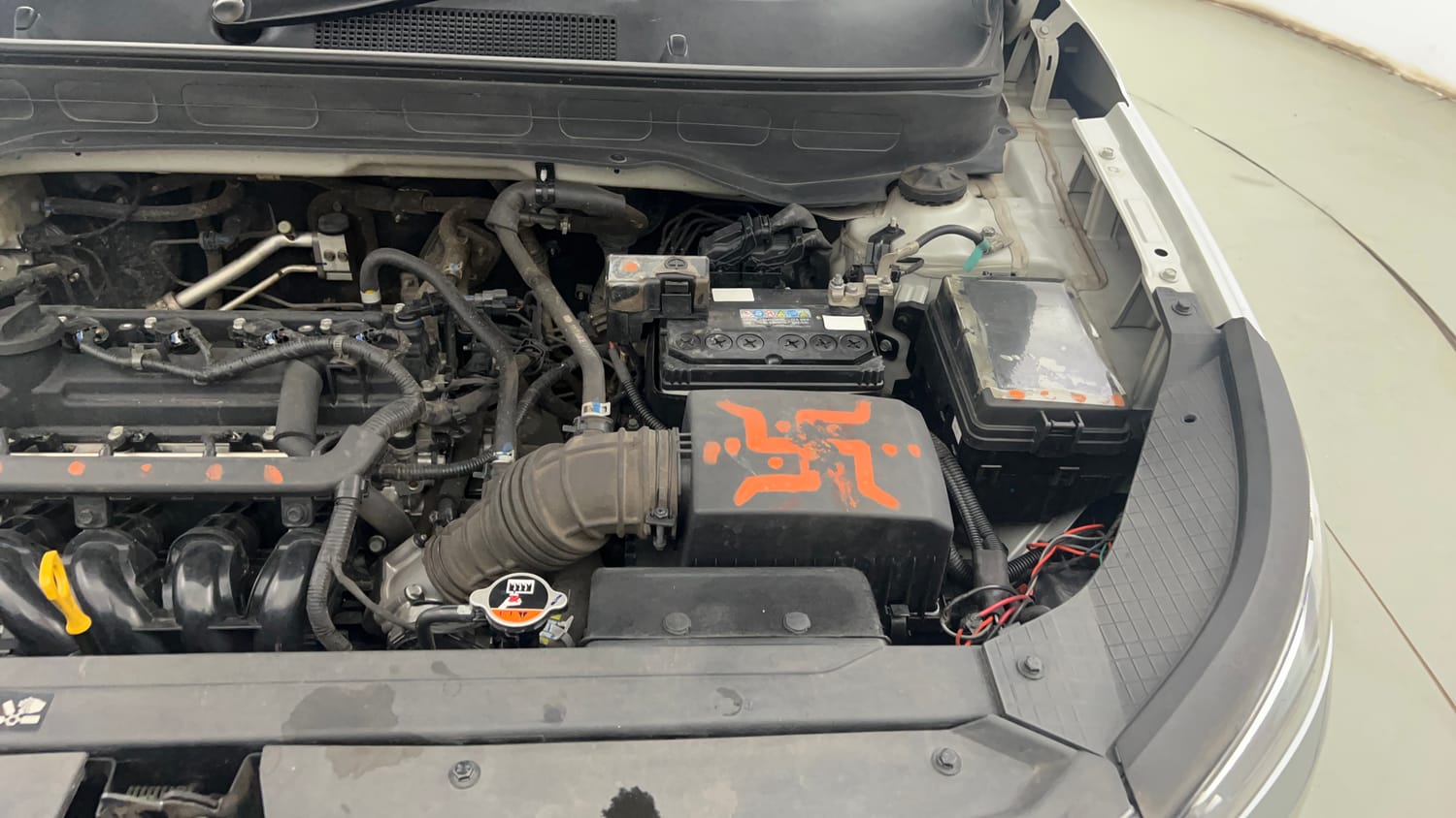 Used 2022 Hyundai Venue S 1.2 Petrol Petrol Manual engine ENGINE LEFT SIDE VIEW