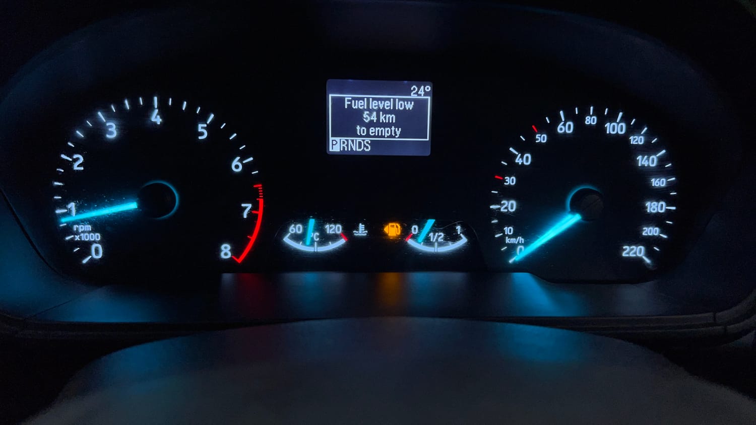 Used 2018 Ford EcoSport Titanium + 1.5L Ti-VCT AT Petrol Automatic interior CLUSTERMETER VIEW