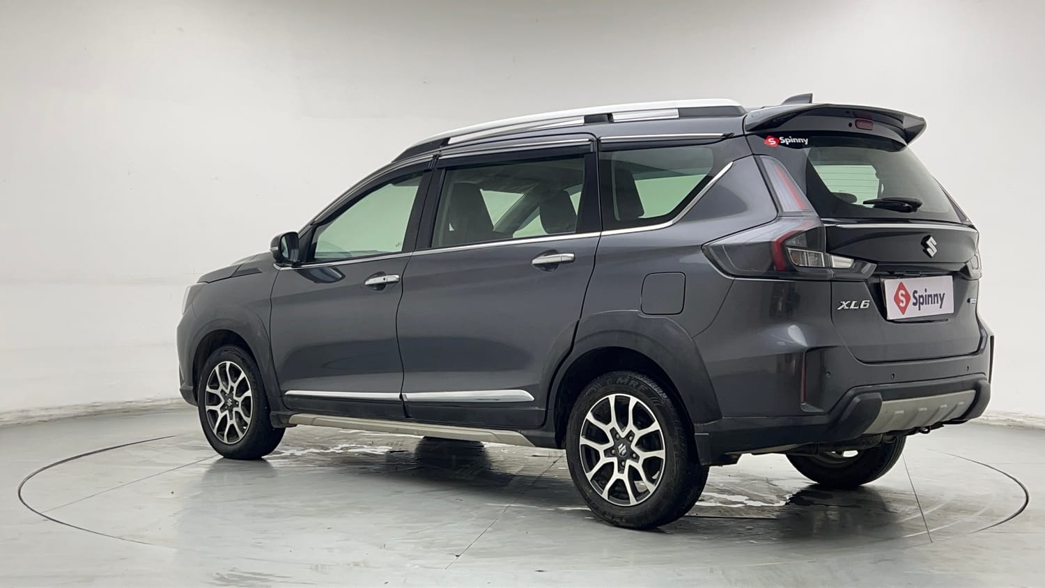 Used 2024 Maruti Suzuki XL6 Alpha AT Petrol Petrol Automatic exterior LEFT REAR CORNER VIEW