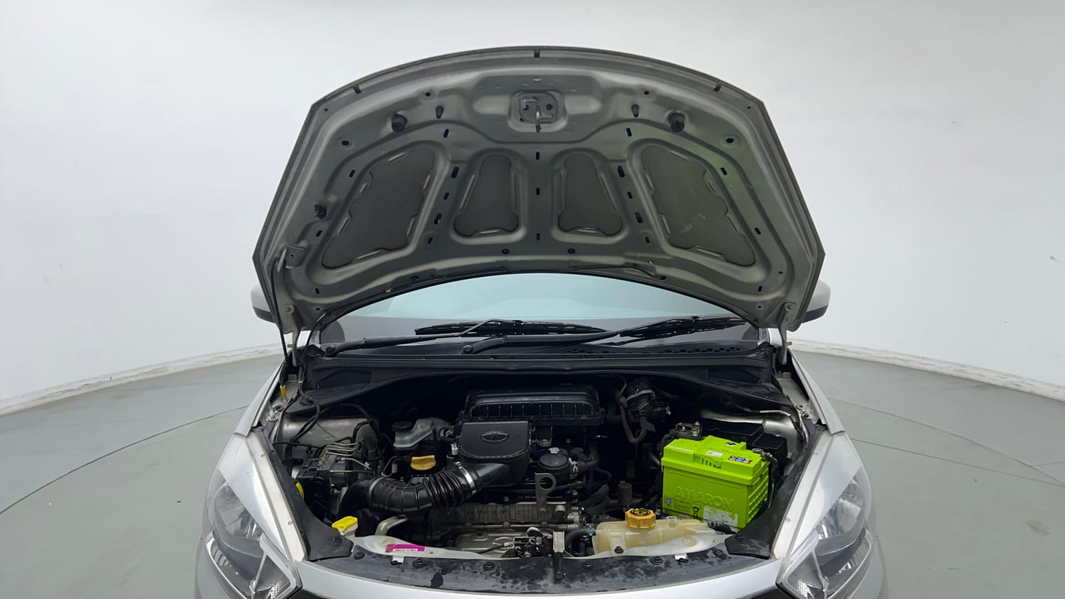Used 2019 Tata Tiago Revotron XZ Petrol Manual engine ENGINE & BONNET OPEN FRONT VIEW