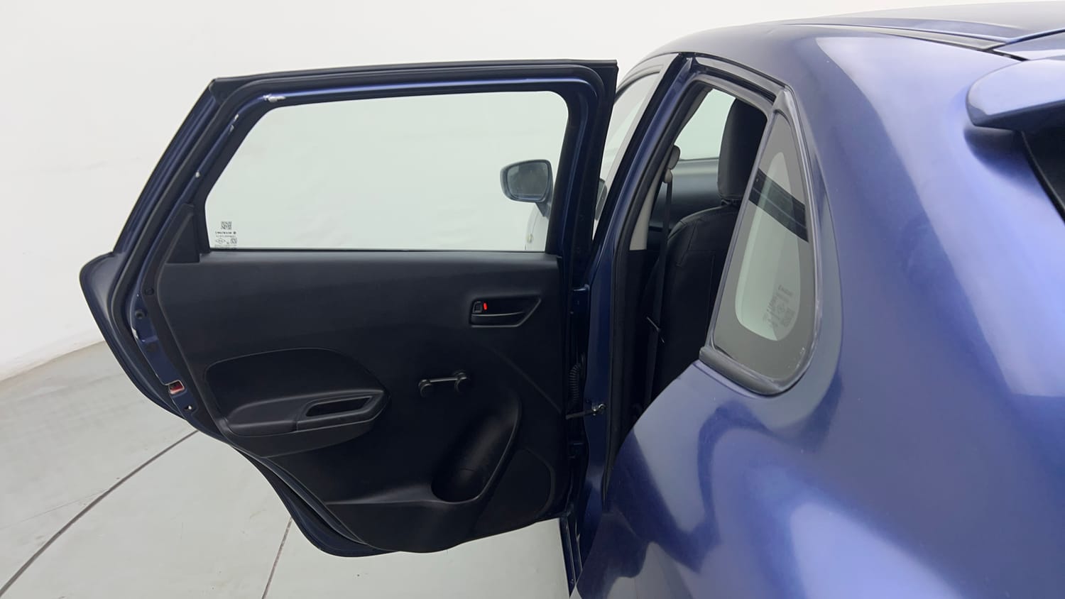Used 2019 Maruti Suzuki Baleno Sigma 1.2 Petrol Manual interior LEFT REAR DOOR OPEN VIEW