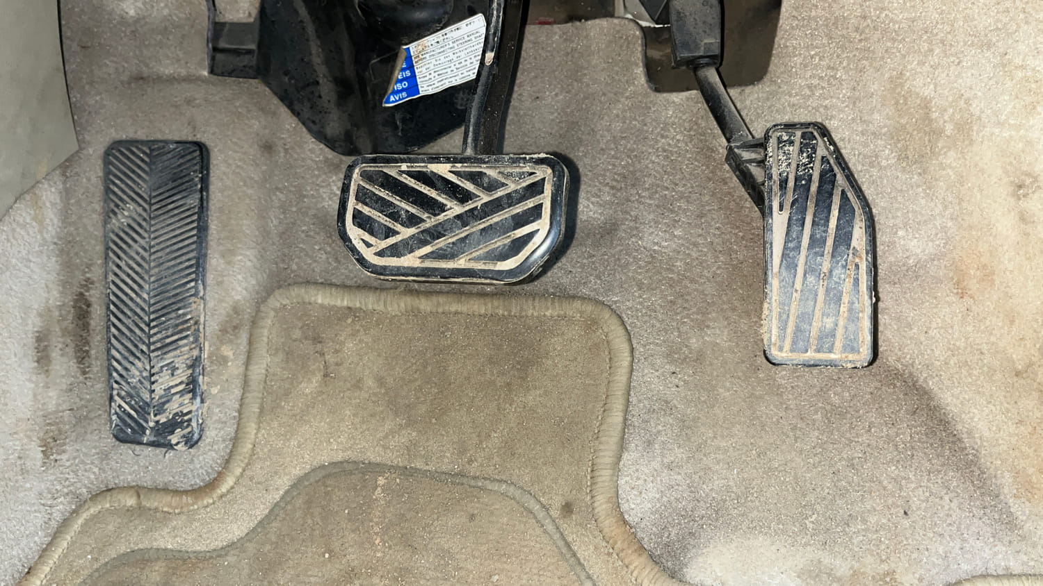 Used 2018 Maruti Suzuki Dzire ZDi Plus AMT Diesel Automatic interior PEDALS VIEW