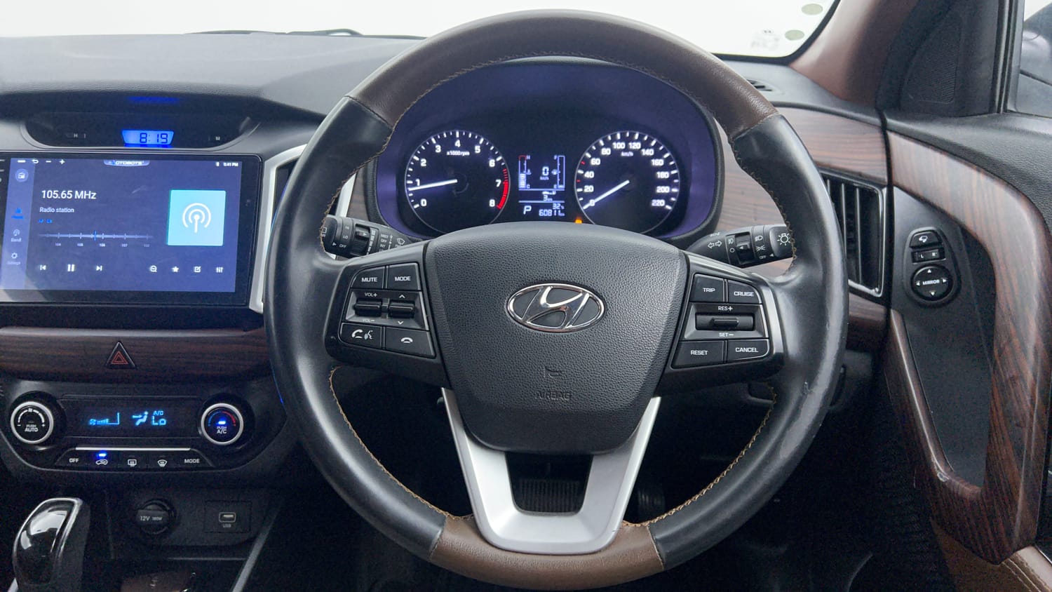 Used 2019 Hyundai Creta SX 1.6 AT Petrol Petrol Automatic interior STEERING VIEW