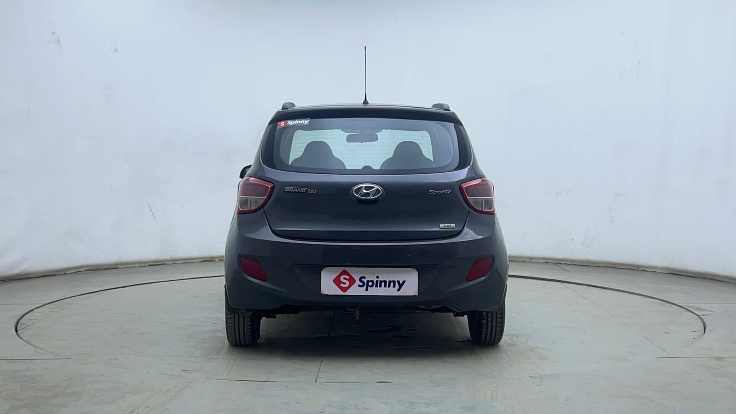 Used 2015 Hyundai Grand i10 Sportz 1.2 Kappa VTVT Petrol Manual exterior BACK VIEW