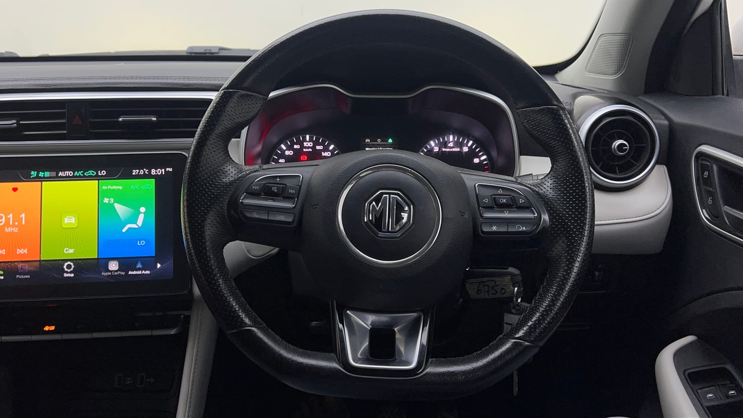 Used 2023 MG Motors Astor Super EX 1.5 MT Petrol Manual interior STEERING VIEW