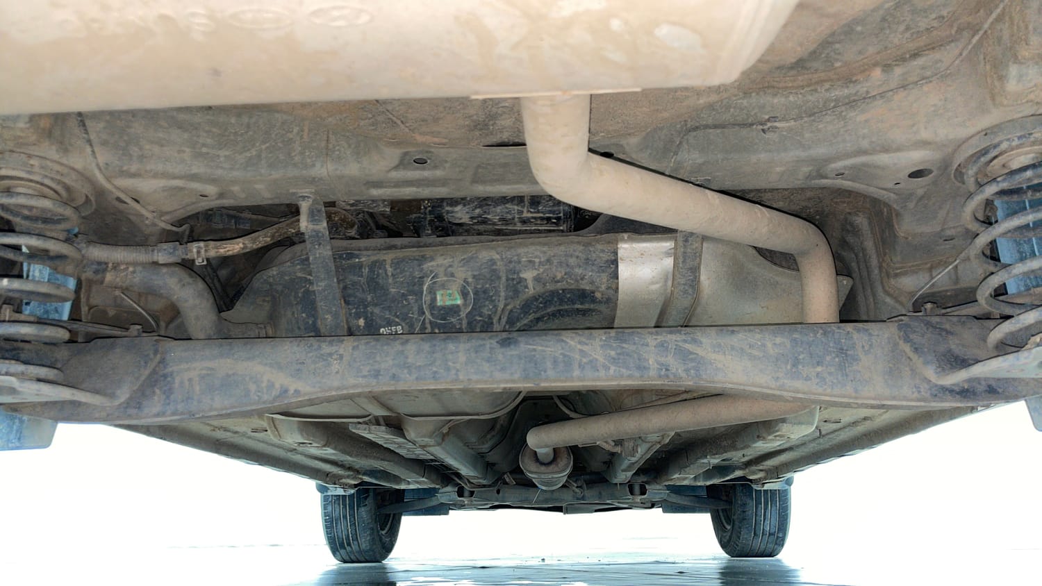 Used 2021 Hyundai Creta S 1.5 Petrol Petrol Manual extra REAR UNDERBODY VIEW (TAKEN FROM REAR)
