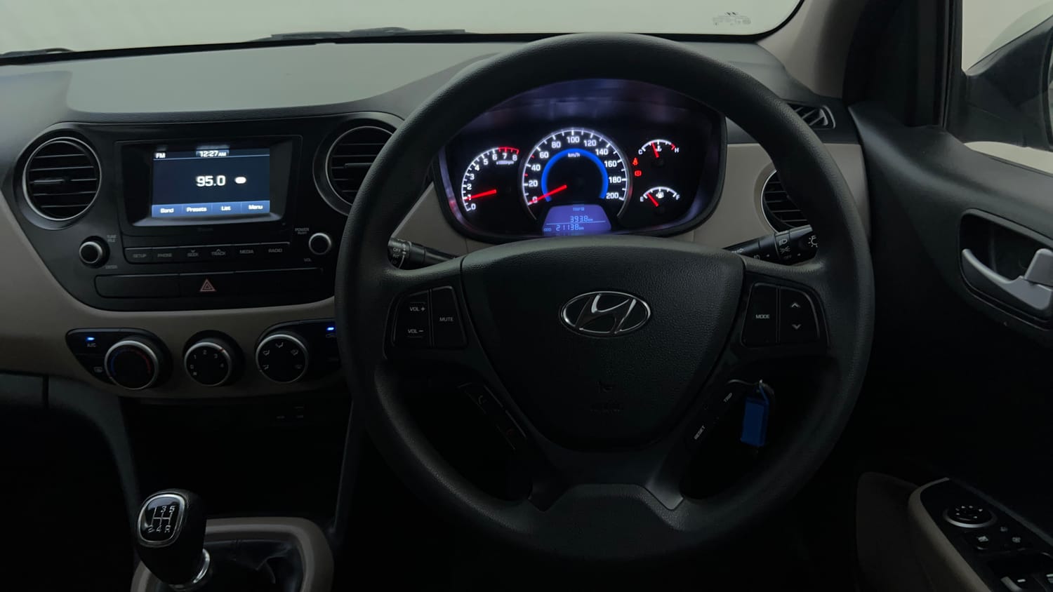 Used 2017 Hyundai Grand i10 Sportz 1.2 Kappa VTVT Petrol Manual interior STEERING VIEW