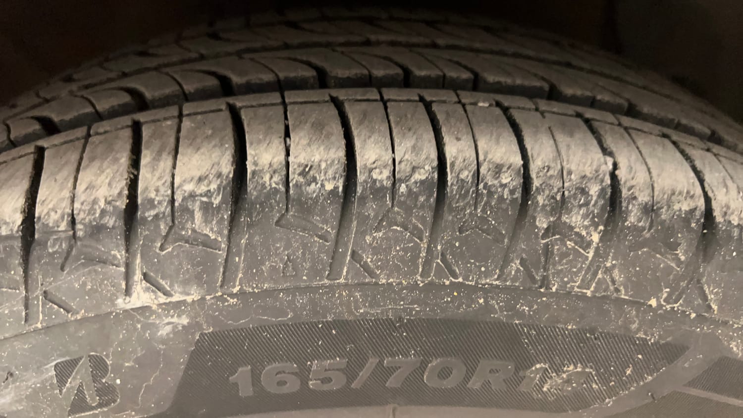 Used 2019 Hyundai Grand i10 Magna 1.2 Kappa VTVT CNG Cng Manual tyres RIGHT FRONT TYRE TREAD VIEW
