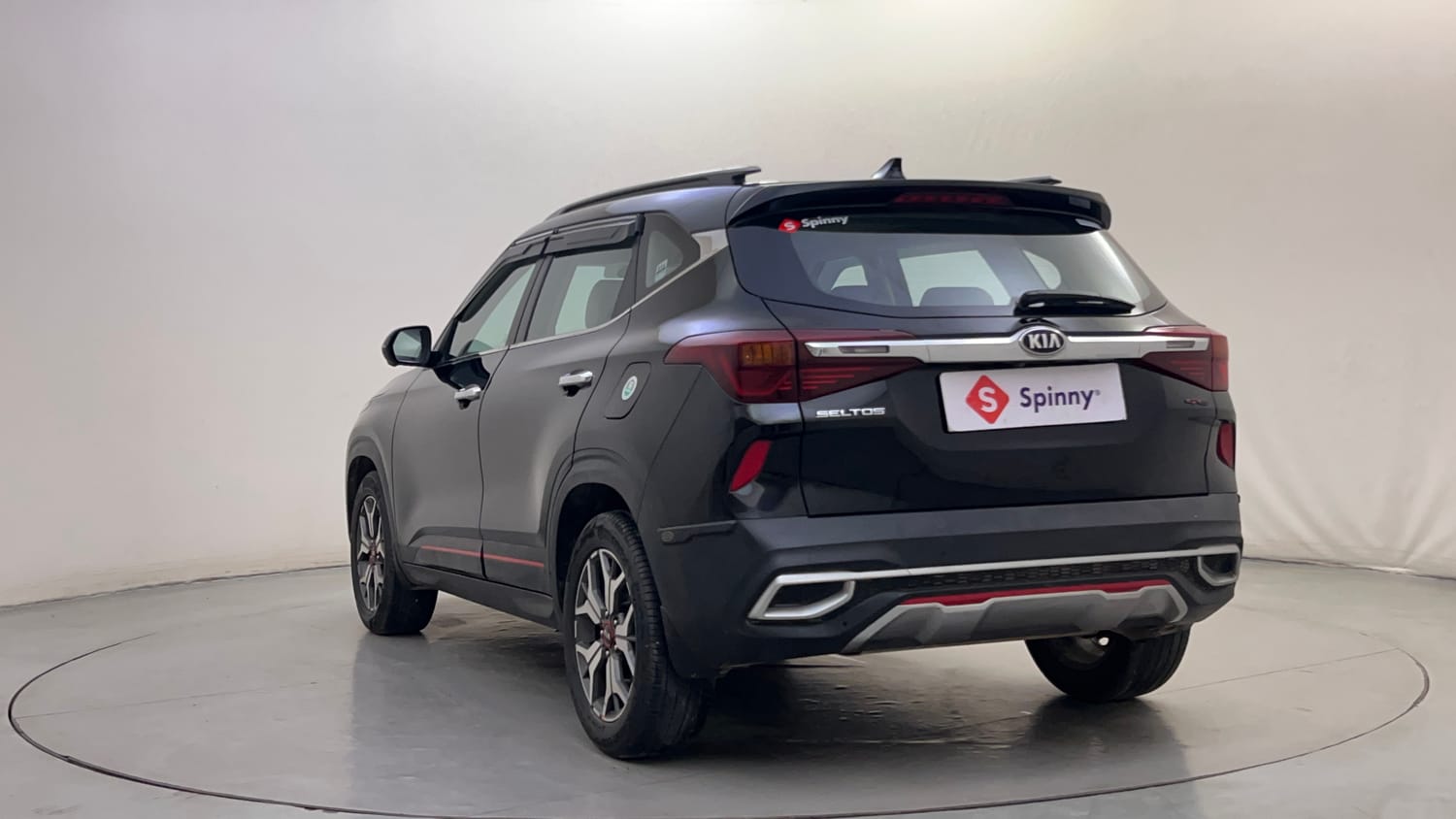 Used 2019 kia Seltos GTX Plus DCT 1.4 Petrol Automatic exterior LEFT REAR CORNER VIEW