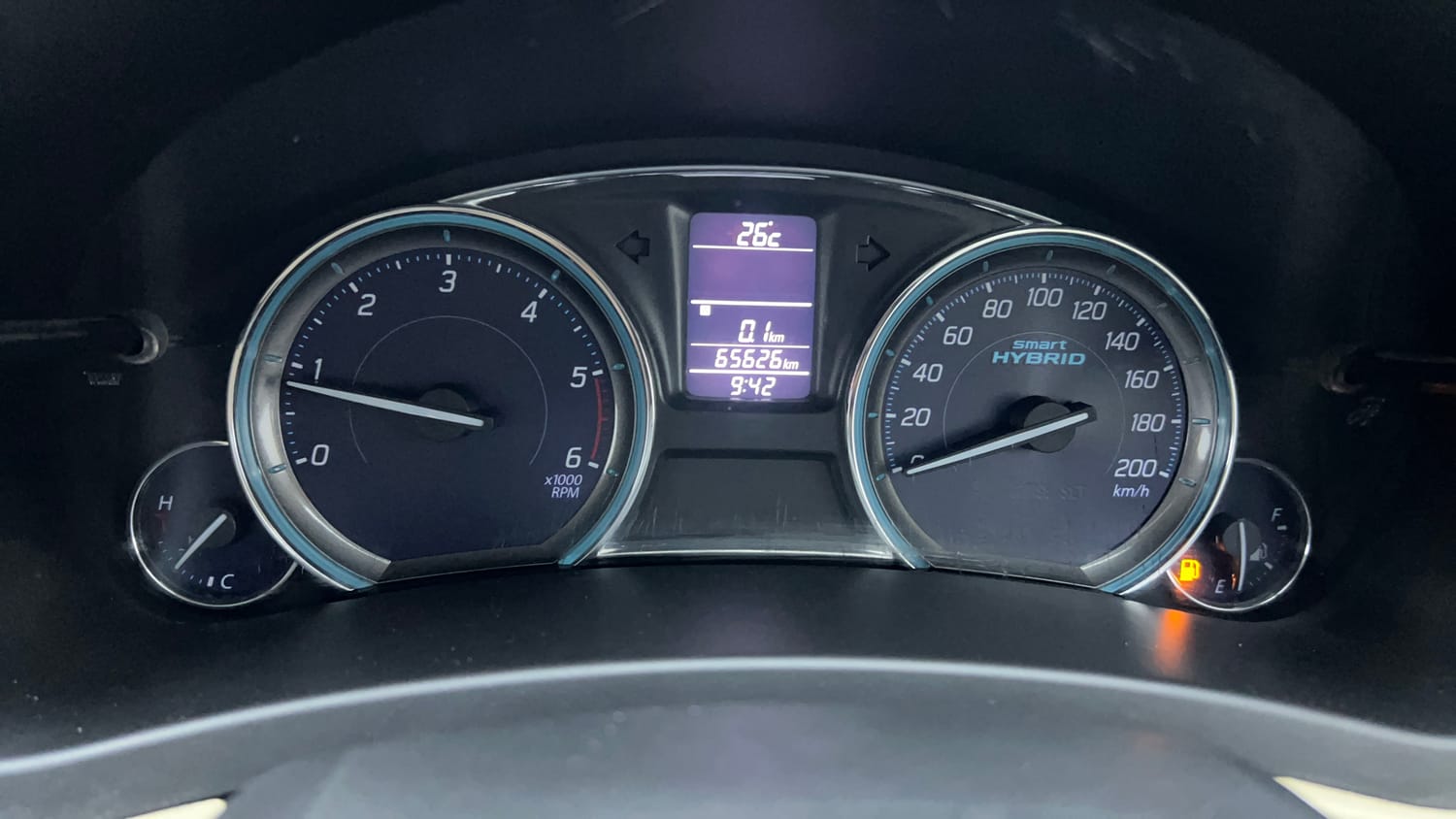 Used 2017 Maruti Suzuki Ciaz Zeta 1.3 Hybrid Diesel Manual interior CLUSTERMETER VIEW