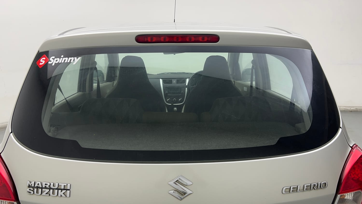 Used 2014 Maruti Suzuki Celerio VXi AMT Petrol Automatic exterior BACK WINDSHIELD VIEW