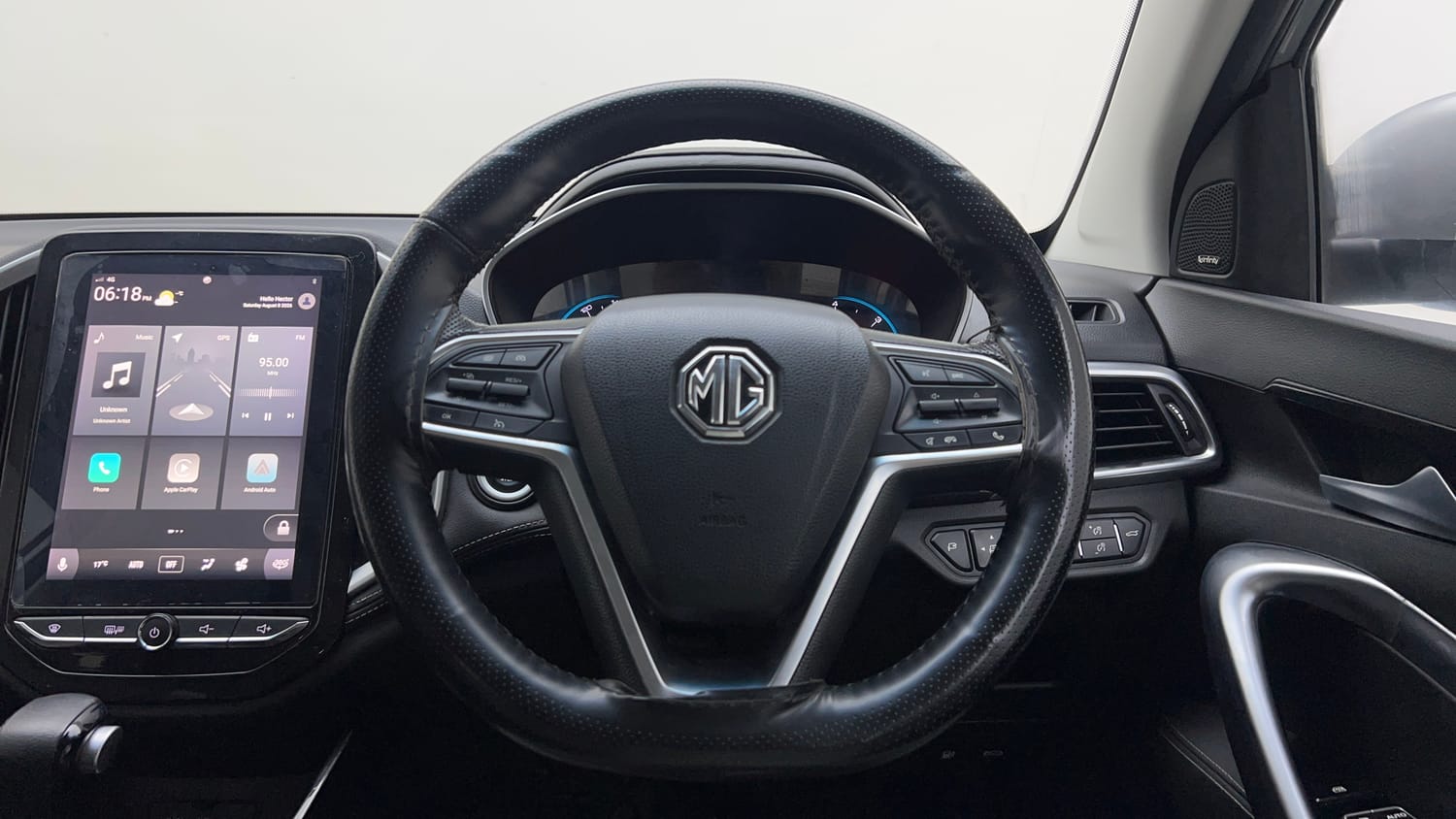 Used 2019 MG Motors Hector Sharp 1.5 DCT Petrol Petrol Automatic interior STEERING VIEW