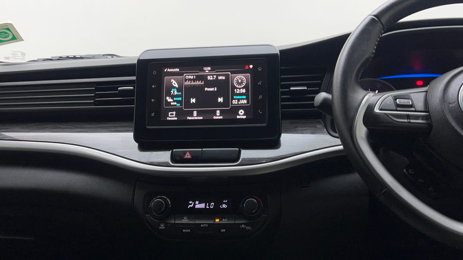 Used 2024 Maruti Suzuki XL6 Alpha AT Petrol Petrol Automatic interior MUSIC SYSTEM & AC CONTROL VIEW