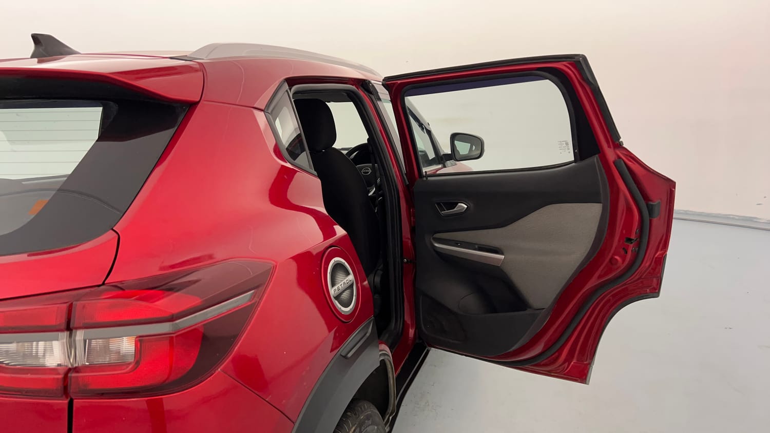 Used 2023 Nissan Magnite XV Executive Petrol Manual interior RIGHT REAR DOOR OPEN VIEW