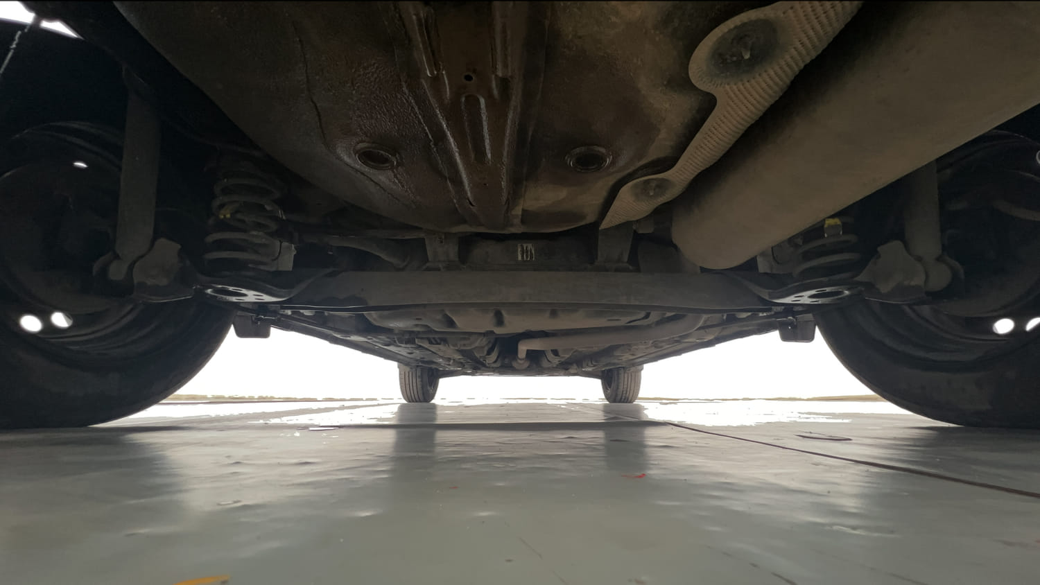 Used 2022 Hyundai Venue S 1.2 Petrol Petrol Manual extra REAR UNDERBODY VIEW (TAKEN FROM REAR)