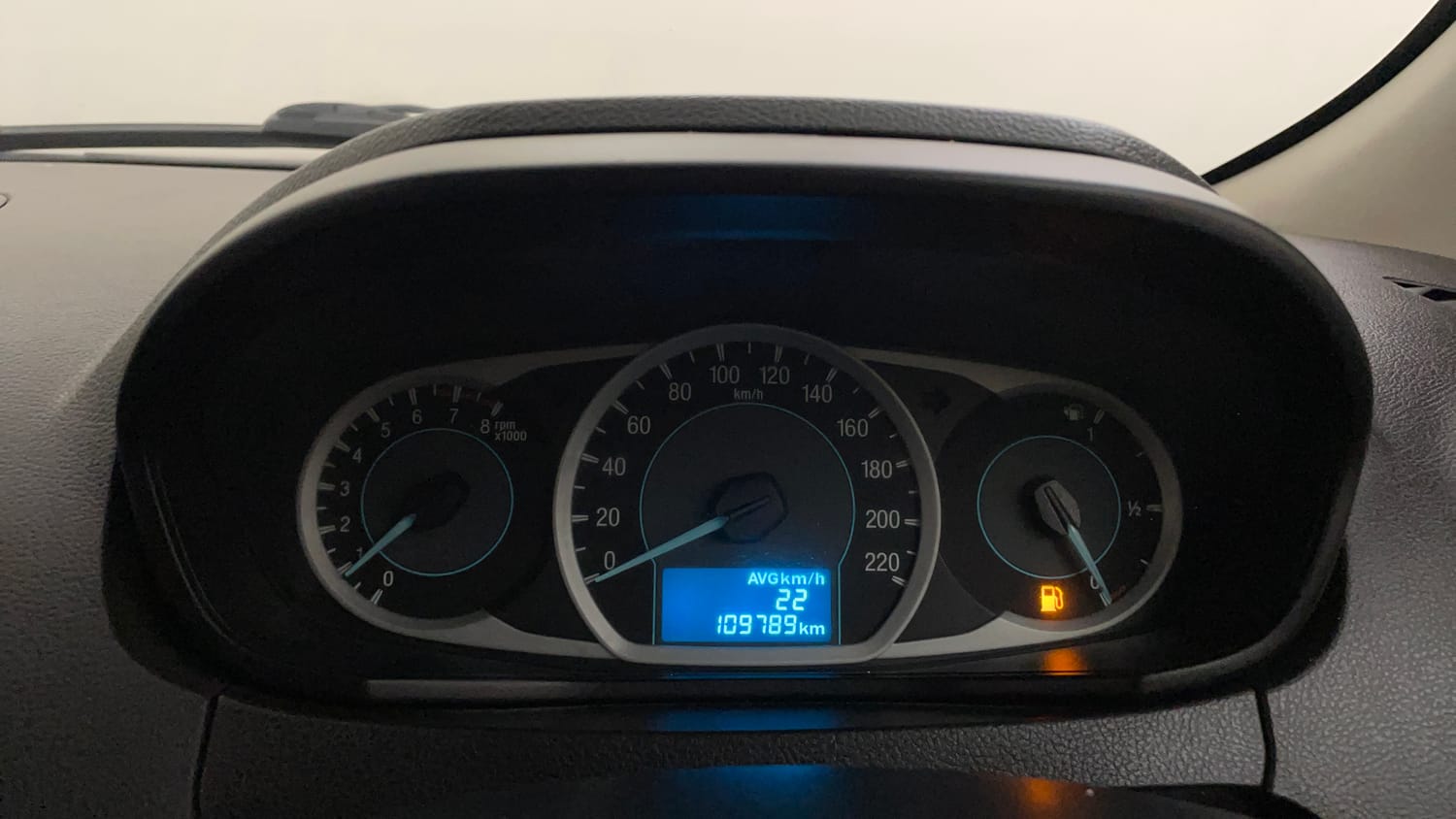 Used 2015 Ford Figo Trend 1.2 Ti-VCT Petrol Manual interior CLUSTERMETER VIEW