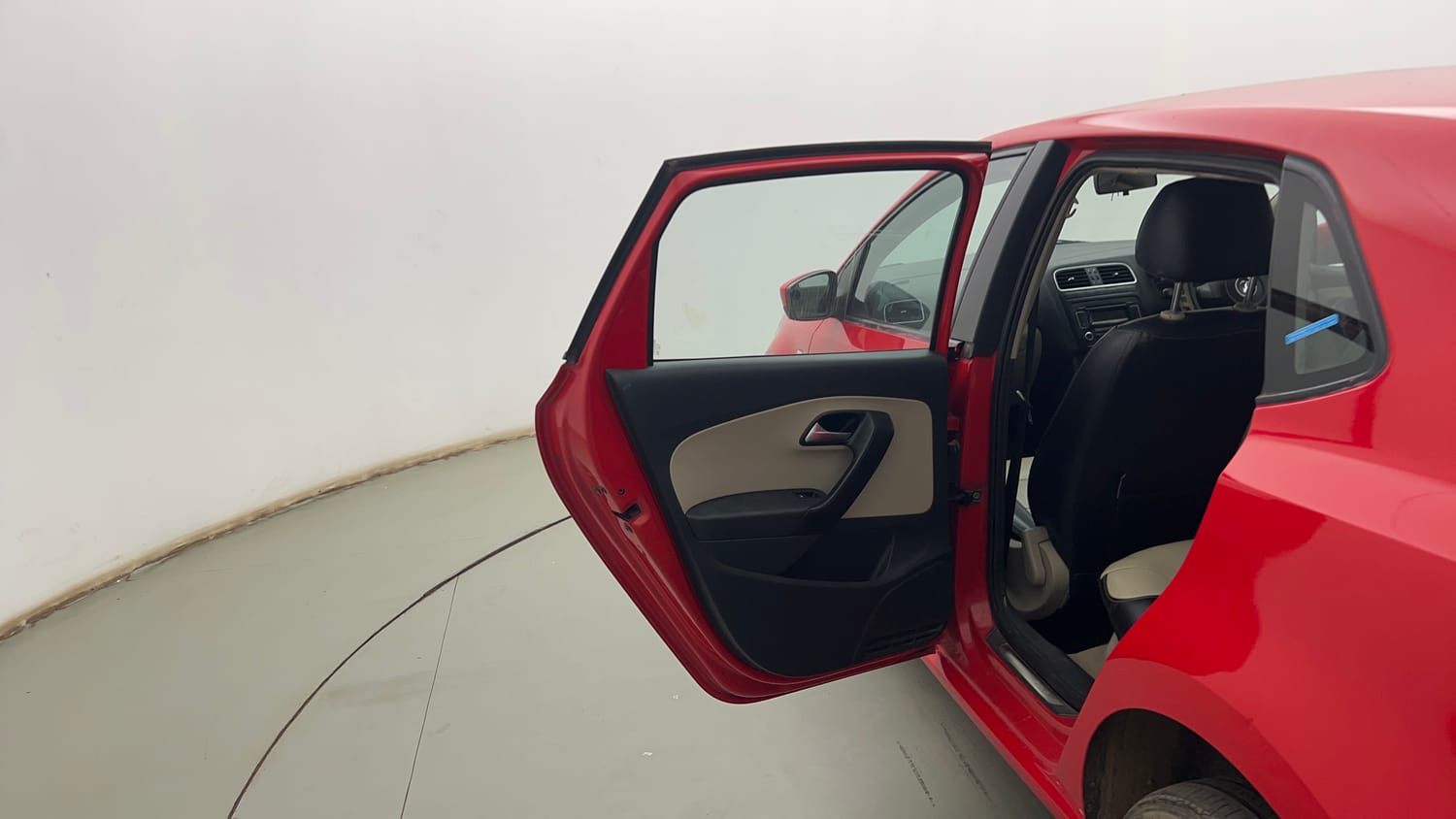 Used 2012 Volkswagen Polo Comfortline 1.2L (P) Petrol Manual interior LEFT REAR DOOR OPEN VIEW