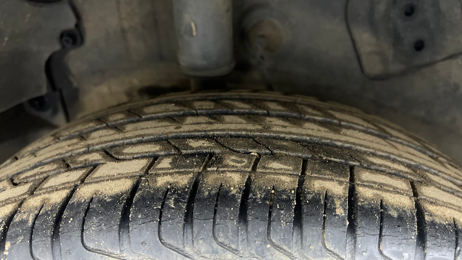 Used 2023 Tata Nexon XZ Plus (L) Petrol Manual tyres RIGHT REAR TYRE TREAD VIEW