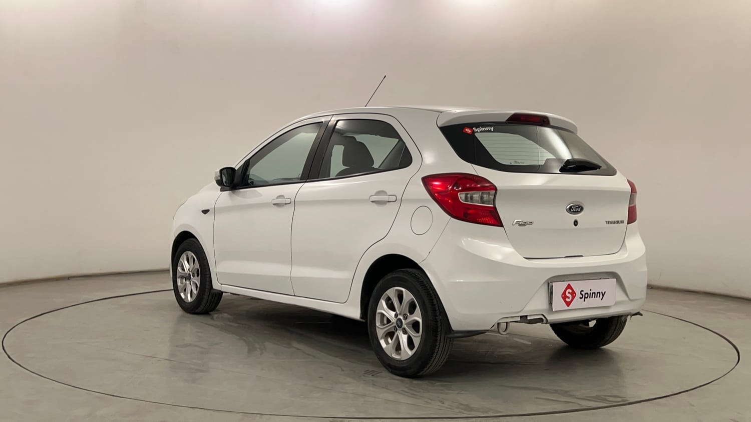 Used 2018 Ford Figo Titanium 1.2 Ti-VCT Petrol Manual exterior LEFT REAR CORNER VIEW