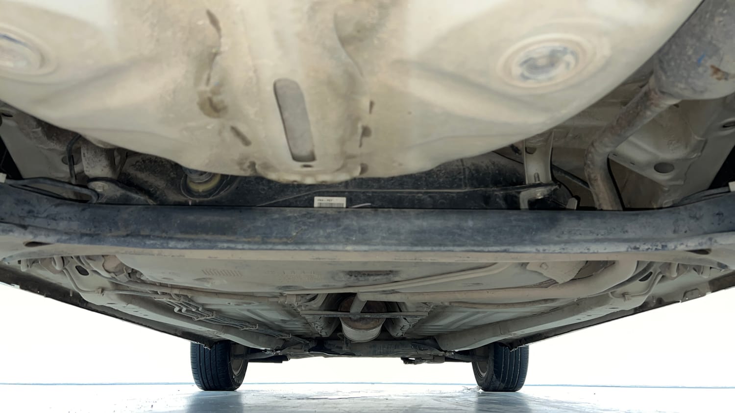 Used 2019 Maruti Suzuki Baleno Zeta 1.2 Petrol Manual extra REAR UNDERBODY VIEW (TAKEN FROM REAR)