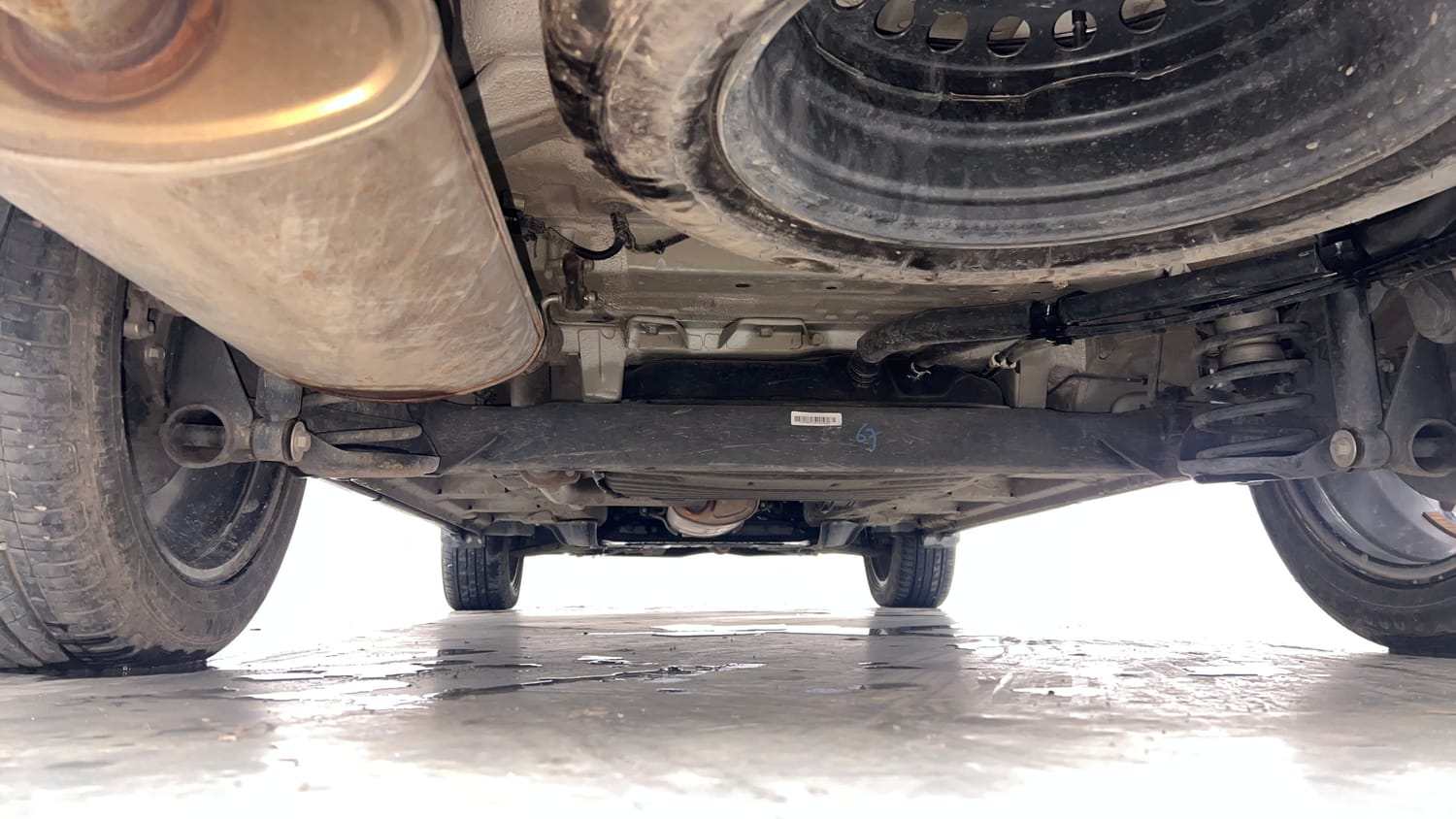 Used 2021 MG Motors Hector Sharp 1.5 Petrol Turbo DCT Petrol Automatic extra REAR UNDERBODY VIEW (TAKEN FROM REAR)