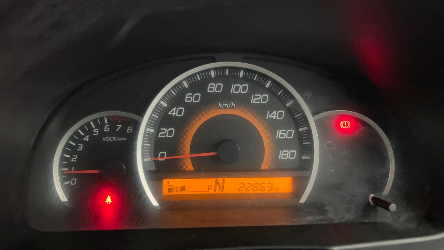 Used 2016 Maruti Suzuki Wagon R 1.0 VXI AMT Petrol Automatic interior CLUSTERMETER VIEW