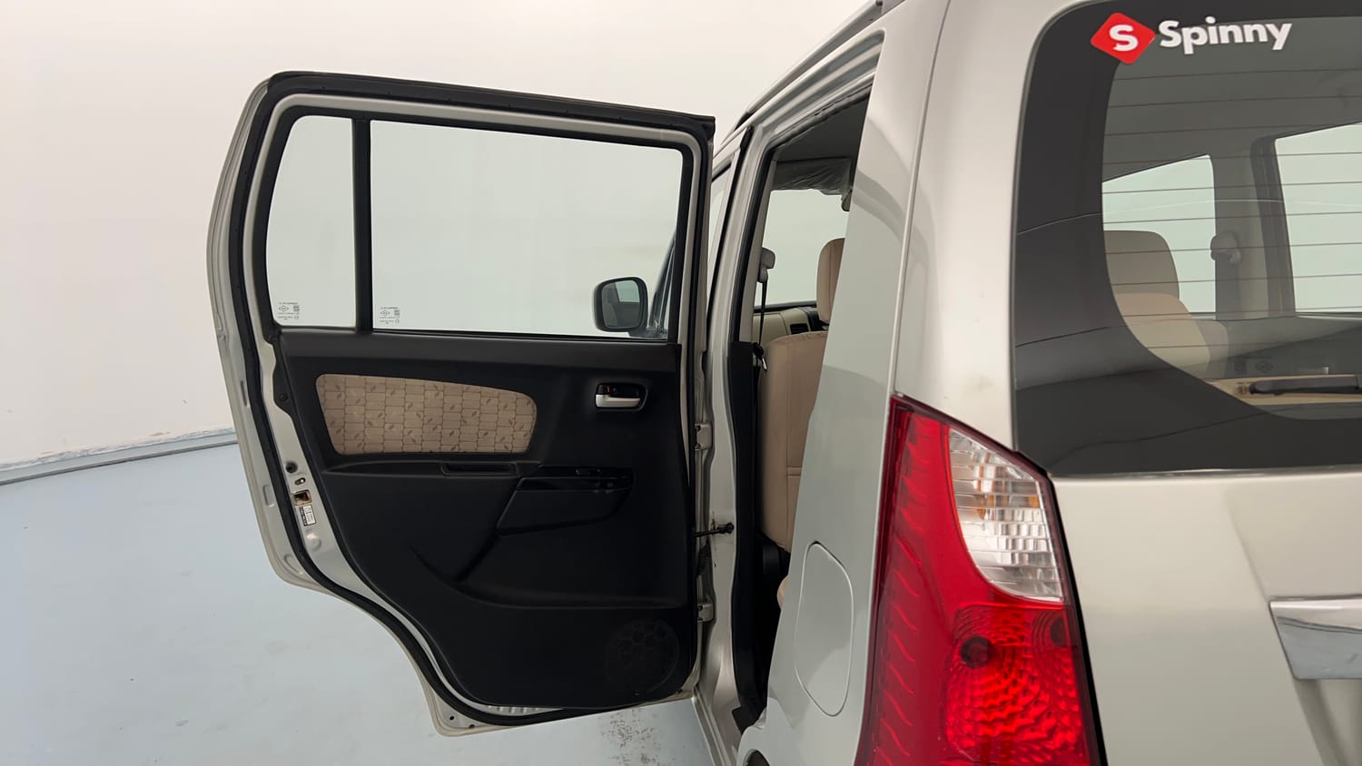Used 2018 Maruti Suzuki Wagon R 1.0 VXI AMT Petrol Automatic interior LEFT REAR DOOR OPEN VIEW