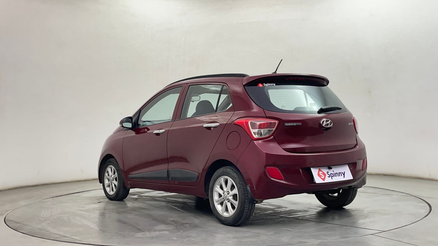 Used 2014 Hyundai Grand i10 Asta AT 1.2 Kappa VTVT Petrol Automatic exterior LEFT REAR CORNER VIEW