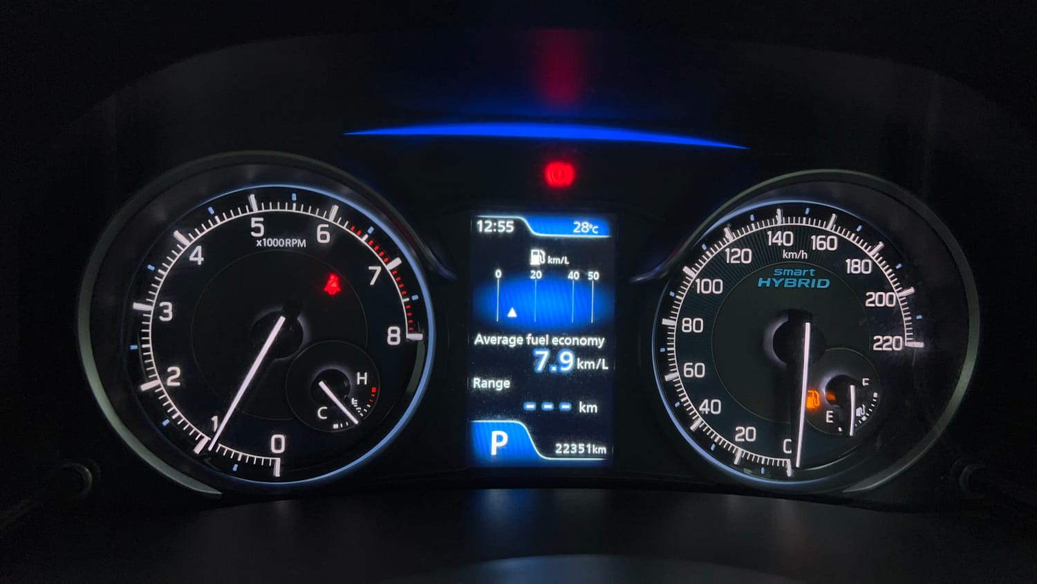 Used 2024 Maruti Suzuki XL6 Alpha AT Petrol Petrol Automatic interior CLUSTERMETER VIEW