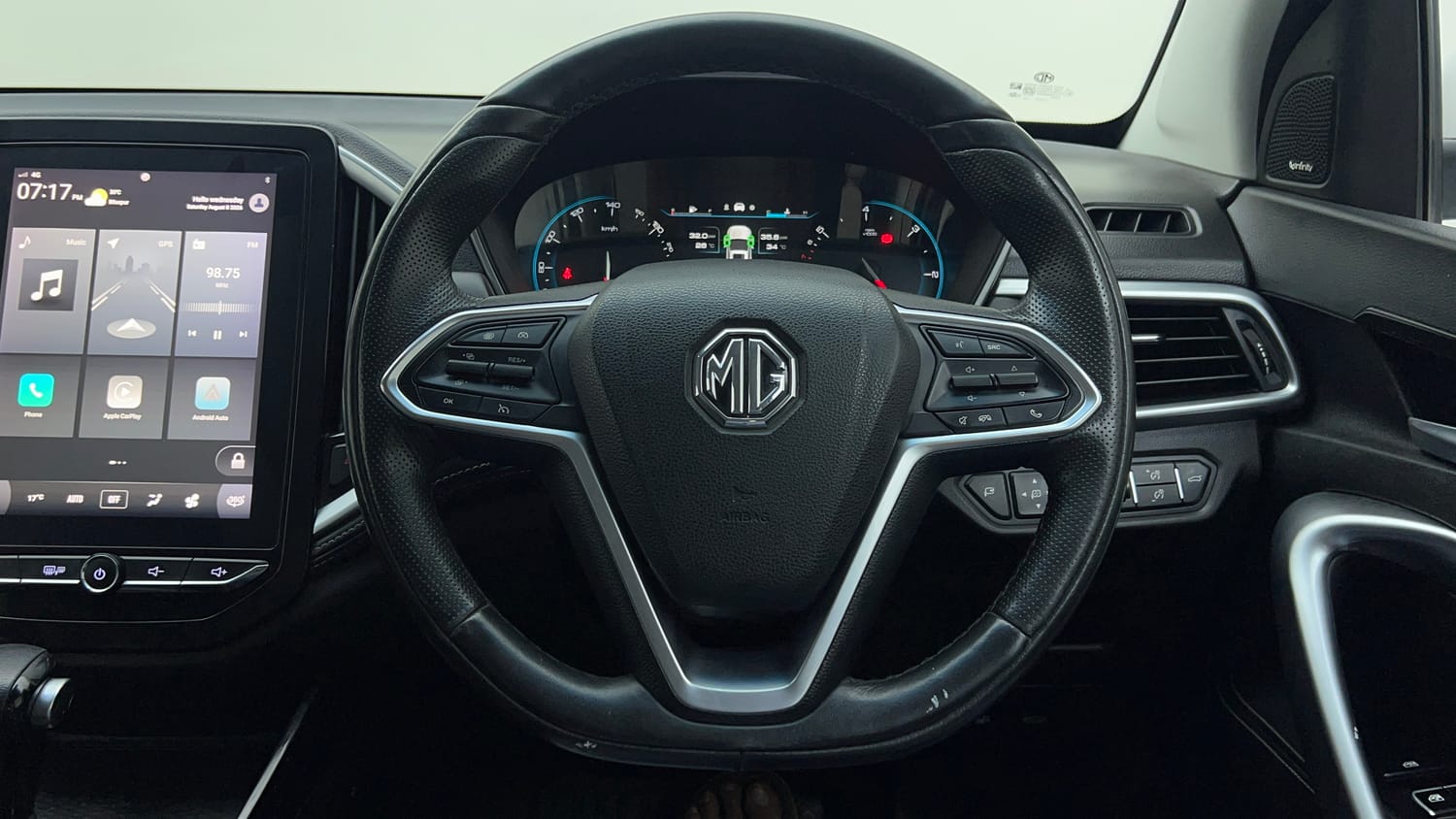 Used 2021 MG Motors Hector Sharp 1.5 Petrol Turbo DCT Petrol Automatic interior STEERING VIEW