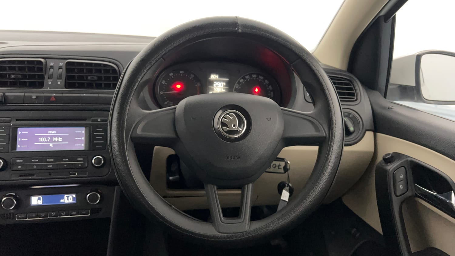 Used 2020 Skoda Rapid Active 1.0 TSI MT Petrol Manual interior STEERING VIEW