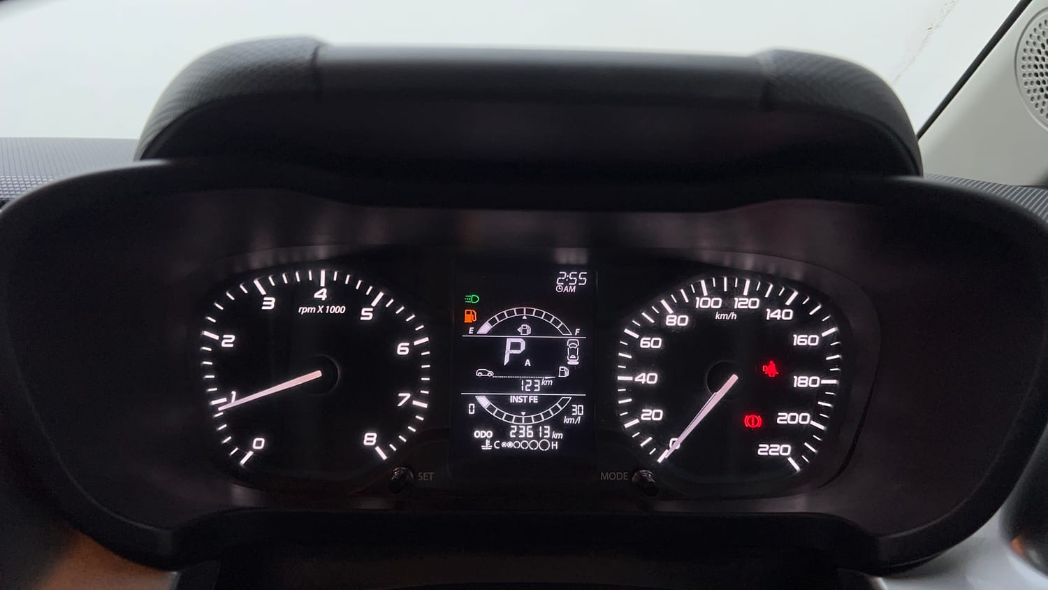 Used 2024 Tata Altroz XTA Petrol Petrol Automatic interior CLUSTERMETER VIEW