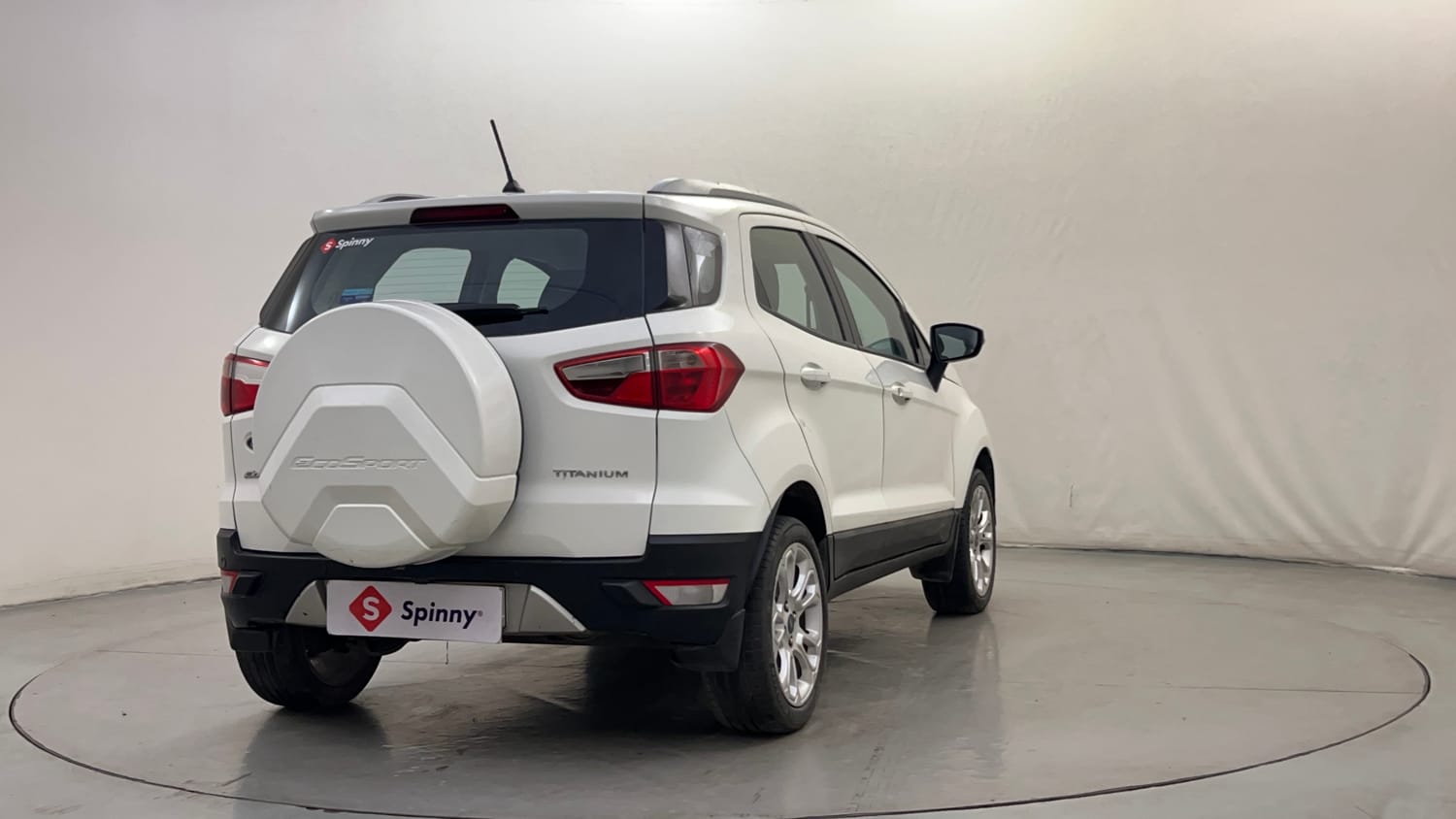 Used 2018 Ford EcoSport Titanium + 1.5L Ti-VCT AT Petrol Automatic exterior RIGHT REAR CORNER VIEW