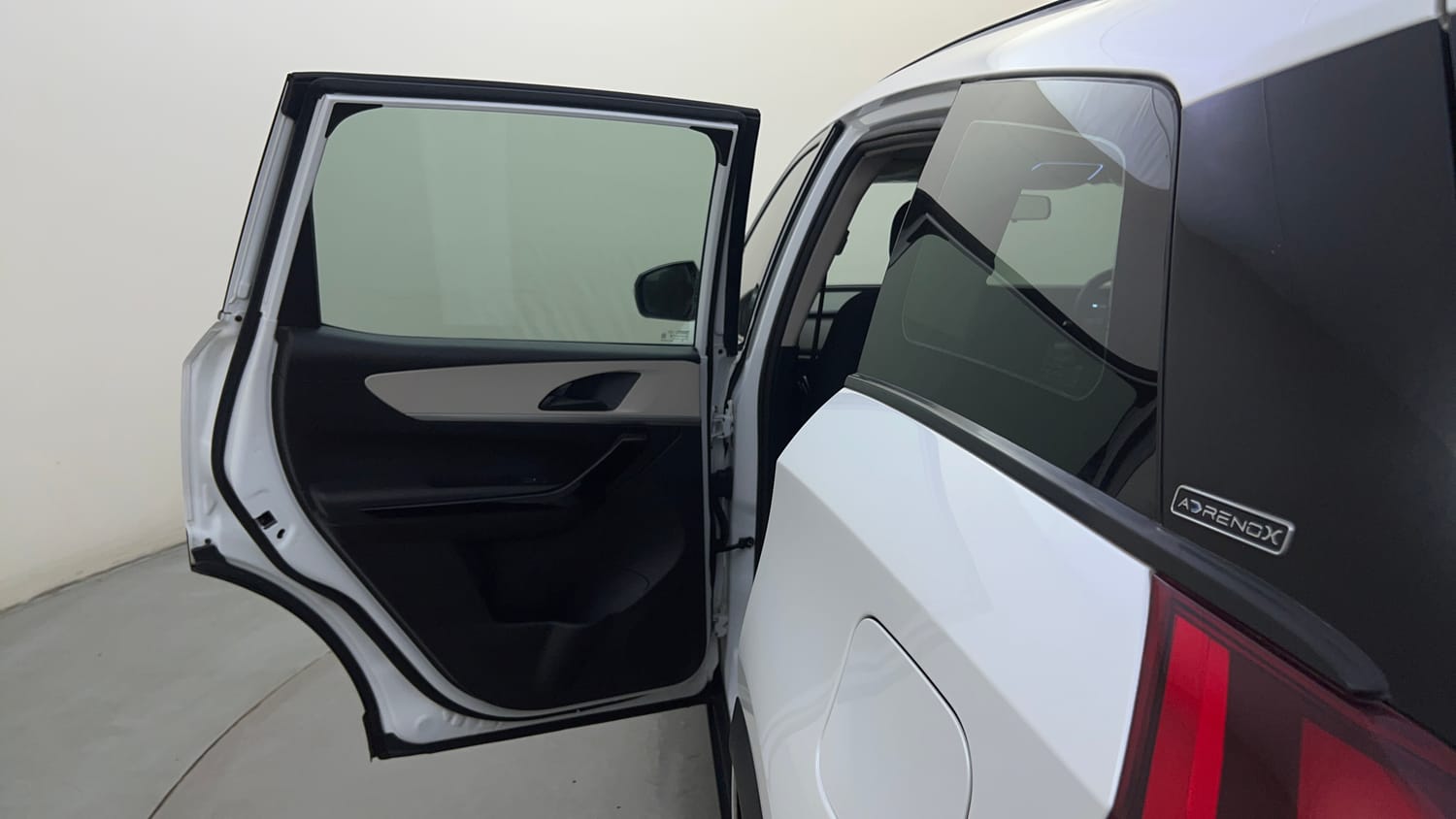 Used 2024 Mahindra XUV700 AX 5 Petrol AT 5 STR Petrol Automatic interior LEFT REAR DOOR OPEN VIEW
