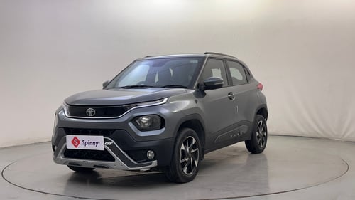 Used 2024 Tata Punch Accomplished Dazzle AMT Sunroof Petrol Automatic exterior LEFT FRONT CORNER VIEW