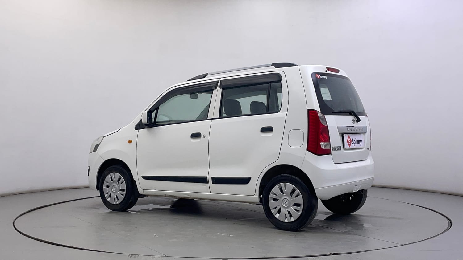 Used 2018 Maruti Suzuki Wagon R 1.0 VXI AMT Petrol Automatic exterior LEFT REAR CORNER VIEW