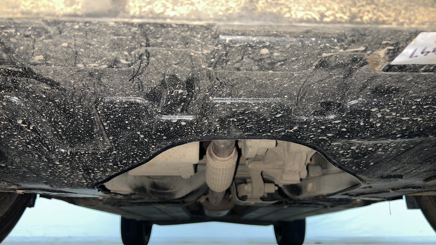 Used 2023 MG Motors Astor Super EX 1.5 MT Petrol Manual extra FRONT LEFT UNDERBODY VIEW