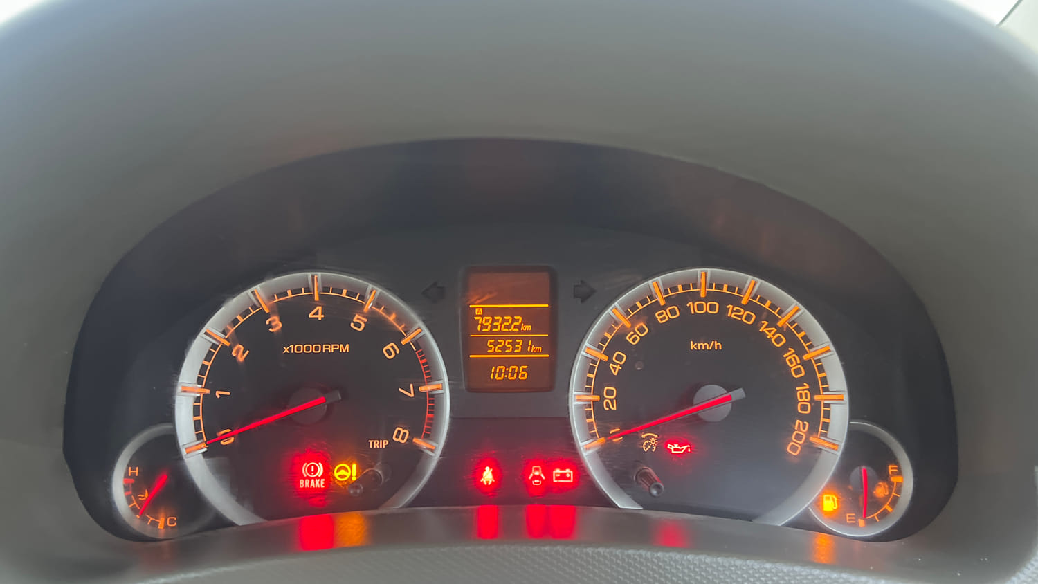 Used 2013 Maruti Suzuki Ertiga Vxi Petrol Manual interior CLUSTERMETER VIEW