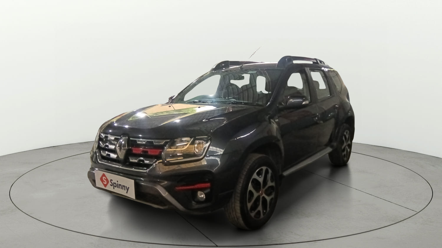 Used 2021 Renault Duster RXZ 1.3 Turbo Petrol CVT Petrol Automatic exterior LEFT FRONT CORNER VIEW
