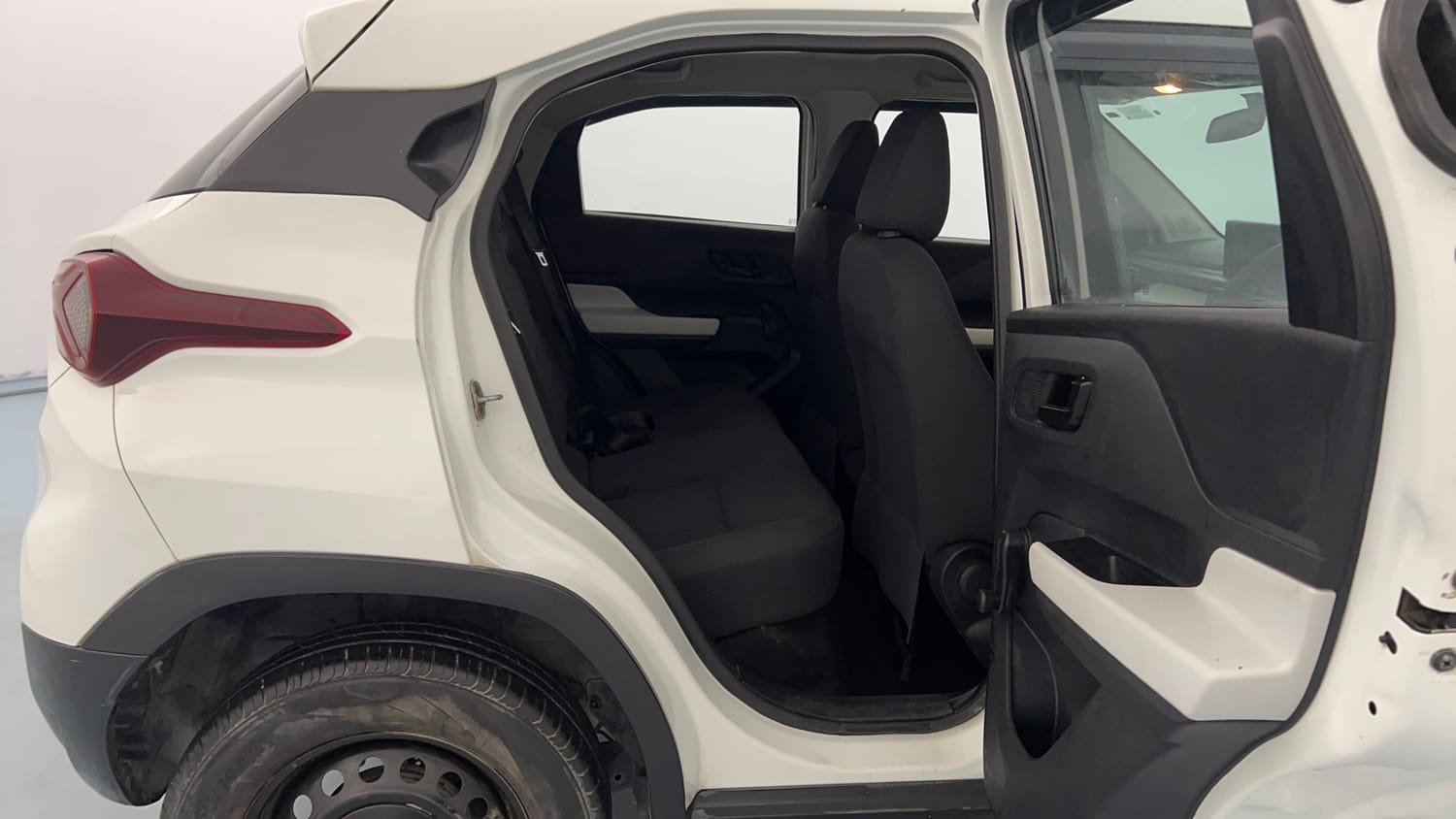 Used 2022 Tata Punch Pure MT Petrol Manual interior RIGHT SIDE REAR DOOR CABIN VIEW