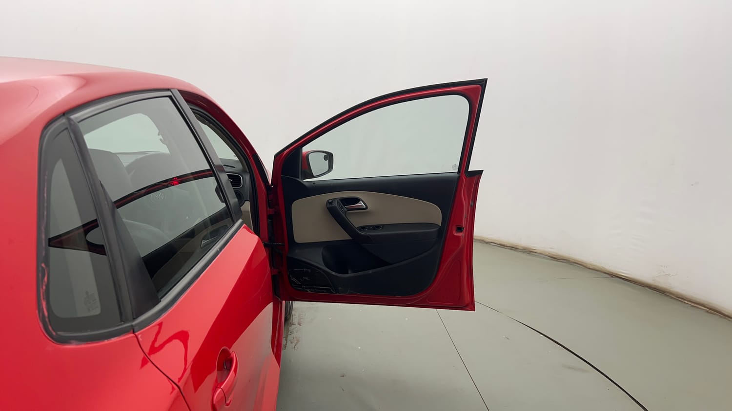 Used 2012 Volkswagen Polo Comfortline 1.2L (P) Petrol Manual interior RIGHT FRONT DOOR OPEN VIEW