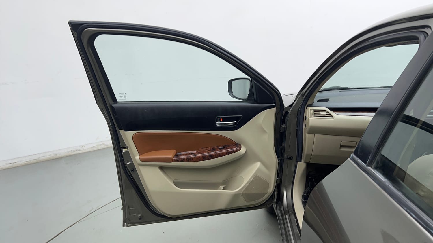 Used 2020 Maruti Suzuki Dzire VXi Petrol Manual interior LEFT FRONT DOOR OPEN VIEW