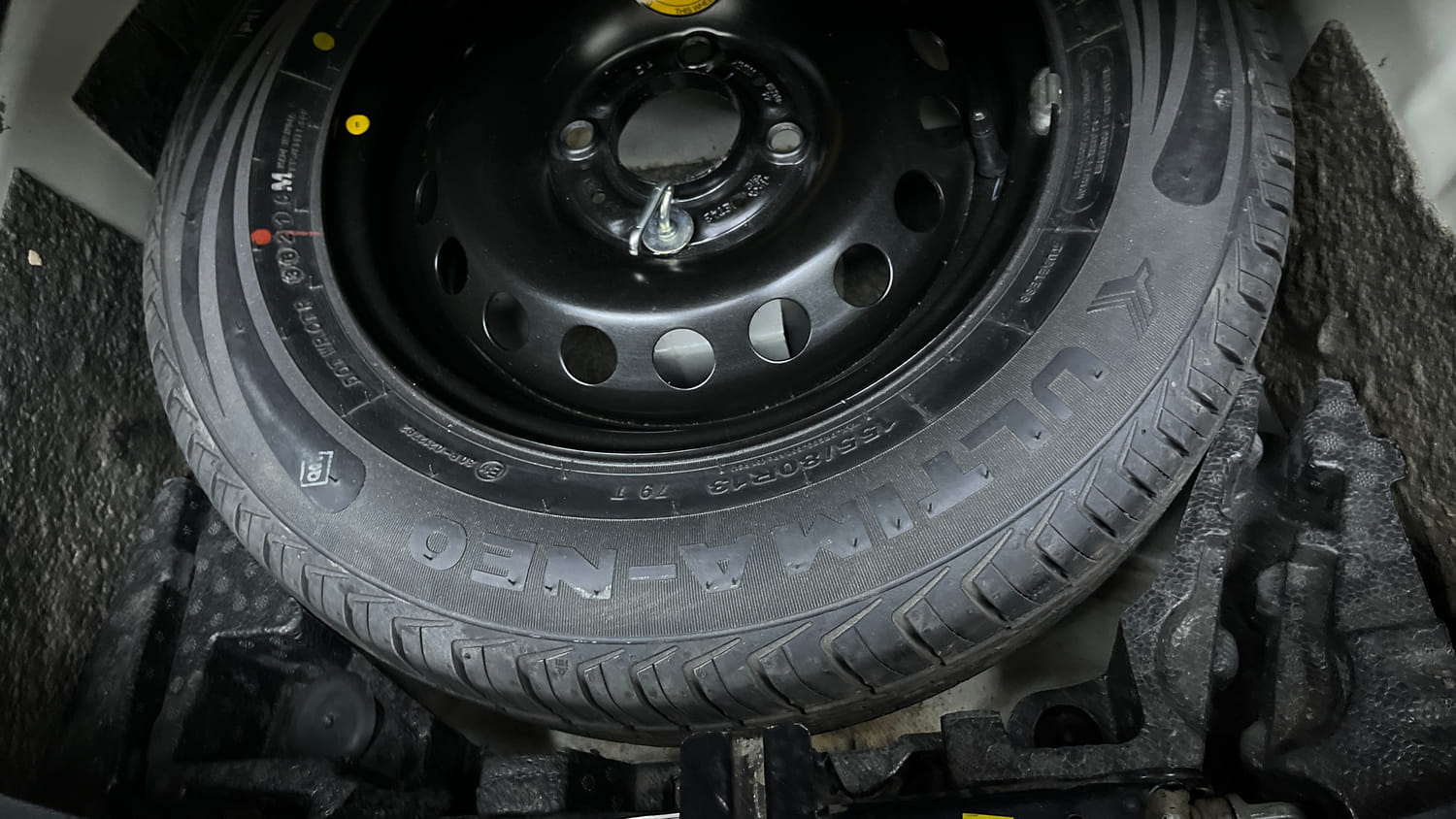 Used 2021 Tata Tigor XZ Plus Petrol Manual tyres SPARE TYRE VIEW