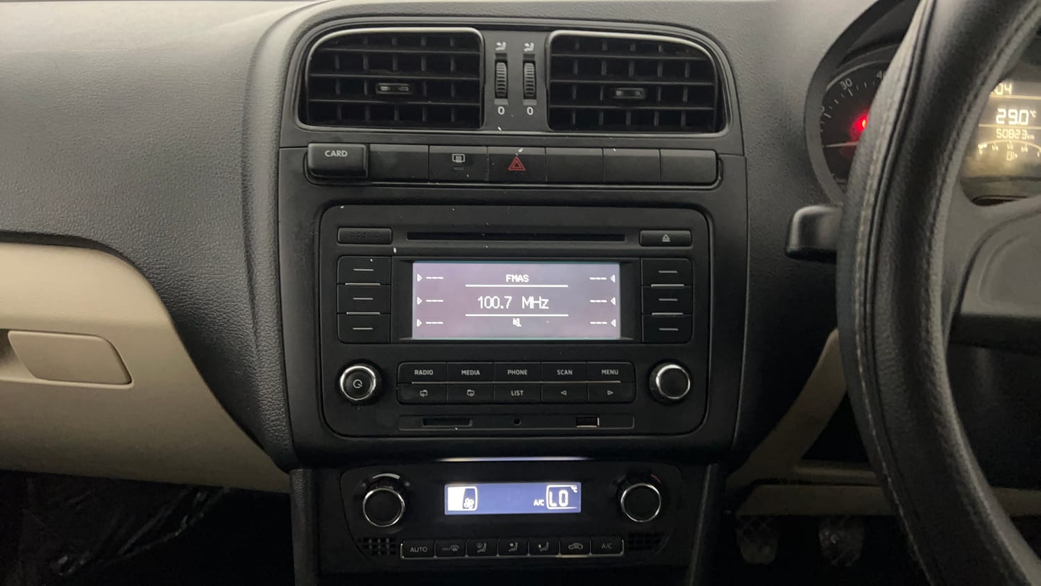 Used 2020 Skoda Rapid Active 1.0 TSI MT Petrol Manual interior MUSIC SYSTEM & AC CONTROL VIEW